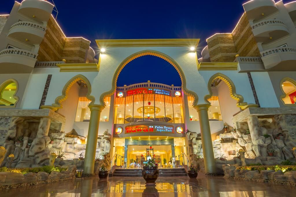 Hawaii Palm Resort & Aqua Park Hurghada Exterior foto